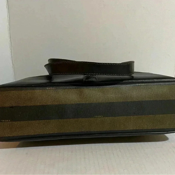 Fendi vintage pequin color block shoulder bag - Picture 4 of 15